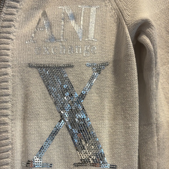 Armani Exchange Women's Cream Cardigan - Picture 7 of 11